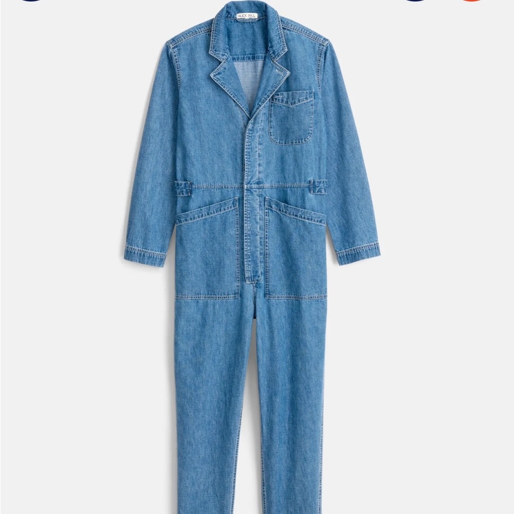 Alex Mill Light Blue Denim Jumpsuit